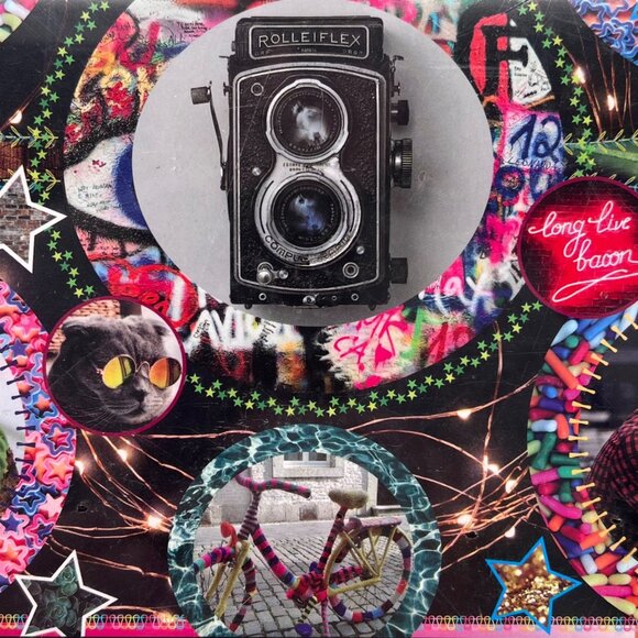 Hipster 1000 Piece Jigsaw Puzzle By Monkey Fist Vivid Color Glossy Cardboard 12+ - Picture 10 of 16